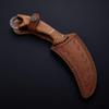 Damascus KE-0490-HK Custom Handmade Steel karambit Knife With Sheath Outdoors Tools Hand Forged Hunting Karambit Knife/Cutting Tool/Camping/Bushcraft Knife view 4