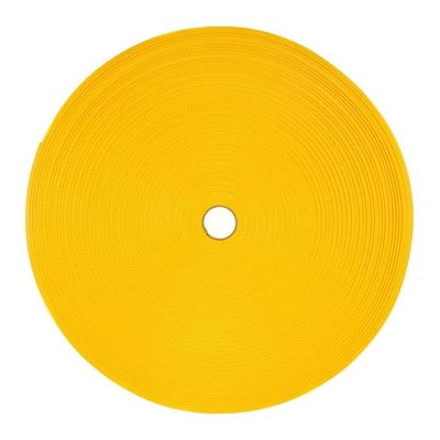 West Coast Paracord Flat  Inch Nylon Webbing  Heavy Duty and Lightweight Material  Multiple Lengths and Colors  DIY Gear, Accessories, Repair (100 Feet Yellow)