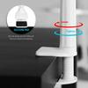 ZUSLAB Tablet Cell Phone Adjustable Universal Gooseneck Bed Lazy Holder Stand Mount - Flexible Arm 360 Mount Clip Bracket White view 4