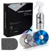 CD DVD Cleaner Solution Spray Fluid - Premium Compact disc Cleaning Kit with Anti-Static Microfiber Cloth Glove 4oz view 2