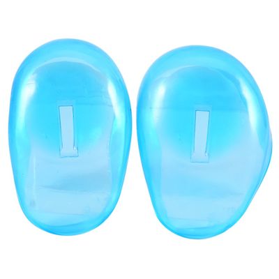 Plastic Ear Cover Protector,2pcs Blue Ear Cover Anti Staining Plastic Guard Protects Earmuffs From The Dye