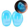 Plastic Ear Cover Protector,2pcs Blue Ear Cover Anti Staining Plastic Guard Protects Earmuffs From The Dye view 2
