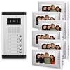 AMOCAM Apartment Video Intercom System and Electric Control Door Lock and 12V Power Supply Control for 6 Units Apartmen view 2
