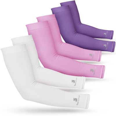 SportsTrail Cooling Arm Sleeves for Men & Women  Breathable, Moisture-Wicking, Sun Protection for Sports, Basketball, Football, Running, Golf, Cycling, Volleyball Arm Sleeves for Women, Men & Youth
