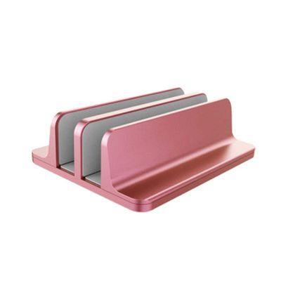 Adjustable Thickness Laptop Stand Base Aluminum Alloy Vertical Holder for PC Notebook