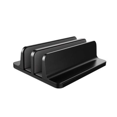 Adjustable Thickness Laptop Stand Base Aluminum Alloy Vertical Holder for PC Notebook