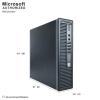 HP EliteDesk 800 G1 USFF Desktop PC Computer Package, Intel Quad Core i5 up to 3.6GHz, 16G DDR3, 512G SSD, USB 3.0, VGA, DP, 20 Inch LCD Monitor(Brands May Vary), Keyboard, Mouse, Windows 11 (Renewed) view 4