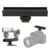 Cold Shoe Extension Bar Easy Hood ESE-10 10cm Cold Shoe Mount Extension Bar Bracket Holder with 1/4 Inch Screw Hole for Canon for Nikon DSLR Camera view 4