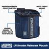 Legend XT520 Quick Release Pouch & Finger Tab Bag (Deep Blue) | Interior Divider for Better Organization & Storage of Release Aids | Attaches to Standard 2" Belt | Quick Drawstring Closure view 2