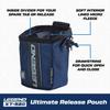 Legend XT520 Quick Release Pouch & Finger Tab Bag (Deep Blue) | Interior Divider for Better Organization & Storage of Release Aids | Attaches to Standard 2" Belt | Quick Drawstring Closure view 3
