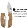 Spyderco C152WDP Chapparal Birdseye Maple view 2