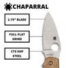 Spyderco C152WDP Chapparal Birdseye Maple view 3