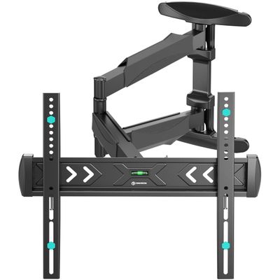 ONKRON Full Motion TV Wall Mount for 40-75 Inch TVs up to 77 lbs, Extendable TV Mount Swivel and Tilt, Articulating Arm VESA 100x100-400x400, Corner Television Wall Mount Bracket Black