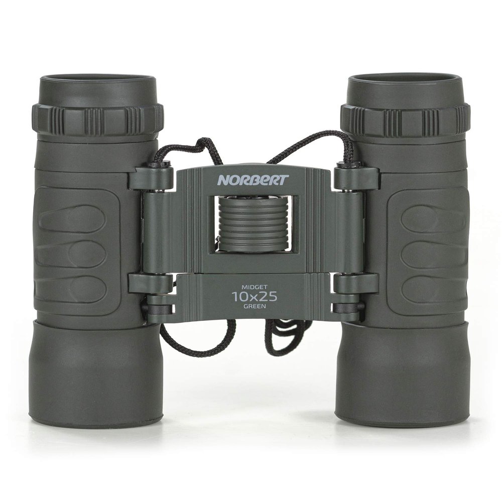 Norbert Midget 10x25 Green Line Binocular