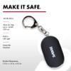 SABRE 2-in-1 Personal Alarm with LED Light, 130dB Personal Safety Siren, Snap Hook for Instant Access, 1,250 Foot (381 Meters) Range, Compact Design for Easy Attachment to Purse, Bag, or Keys view 2