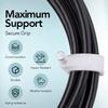100-Pack Mini Round Cable Clips- Computer Cable Management Clips for Appliances, Ethernet, Coaxial Cable & Extension Cords - Mini Wire Nail Clips for Wood, Brick, Cement, Indoor and Ourdoor Walls view 4
