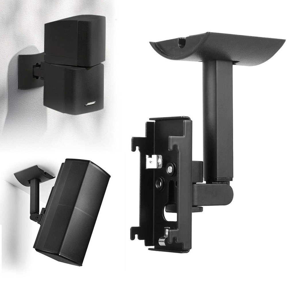 BestPartsCom Steel Wall Mount Ceiling Bracket Stand for UB-20 Series II Compatible with All Bose CineMate Lifestyle Black
