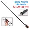 ABBREE SMA-Female Ham Radio Antenna VHF/UHF 48.8-inch 144/430MHz High Gain Foldable CS Tactical Antenna for Baofeng UV-5R BF-F8HP Pro 5RM K5PLUS UV-21R AR-152 Quansheng K6 UVK5(8) Radio Accessories view 2