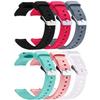 Bands Compatible with Garmin Forerunner 245/245 Music Band Replacement Flexible Silicone with Camouflage Straps for Forerunner 245 Music/245 Watch Band (Black/Red/Gray/White/Teal/Pink) view 1