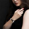 Compatible with Samsung Galaxy Fit 2019 Bands, Replacement Classy Wristband Smart Watch Stainless Steel Adjustable Accessory Bands Strap with Install Tools for Galaxy SM-R370 Smartwatch (Silver) view 4