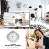 JLRKENG Hidden Spy Camera Wall Clock 1080P HD WiFi Clock Cameras Wireless Home Security Nanny Cam with Motion Detection Alarm Mini Video Recorder for Home and Office Surveillance, No Audio view 2