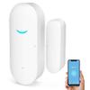 WiFi Wireless Door Window Sensor,TUYA Smart Alarm with Free Notification APP Control Home Security Alarm System, Compatible with Alexa, Google Home, Siri (1-Pack) view 1