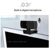 ARCH Webcam 1080P with Built-in Digital Microphone,auto Focus Web Camera -USB Computer Camera for PC Laptop Desktop Video Calling, Conferencing Video (Color : Black) view 3