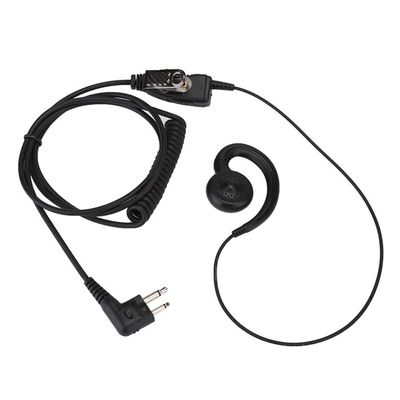 AEH3000-M1A Walkie Talkie Two Way Radio Black Headset Mic for , Modular Design 180 Rotating Speaker Earpiece, ABS Walkie Talkie Earphone High Sound Quality
