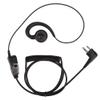 AEH3000-M1A Walkie Talkie Two Way Radio Black Headset Mic for , Modular Design 180 Rotating Speaker Earpiece, ABS Walkie Talkie Earphone High Sound Quality view 2