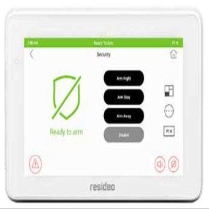 RESIDEO 7" Touchscreen Keypad with Voice Annunciation Branded 6290WC