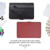 4-in-1 Laptop Screen Shade Original Lux Hood Sun, Privacy, Heat & Contrast Protection, Freestanding with Pocket, Fits 1516 MacBook & PC, Patented, Red | PHILBERT Danish Design view 3