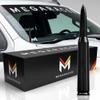 Universal 50 Cal Bullet Antenna for Truck Antenna | Antena para Carro | Ford F150 Ram 1500 Silverado & More Car Replacement | Short 5.5 Inch Black view 1