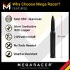 Universal 50 Cal Bullet Antenna for Truck Antenna | Antena para Carro | Ford F150 Ram 1500 Silverado & More Car Replacement | Short 5.5 Inch Black view 2