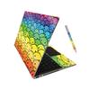 MightySkins Glossy Glitter Skin for HP Pavilion x360 14" (2020) - Happy Faces | Protective, Durable High-Gloss Glitter Finish | Easy to Apply, Remove, and Change Styles | Made in The USA view 2