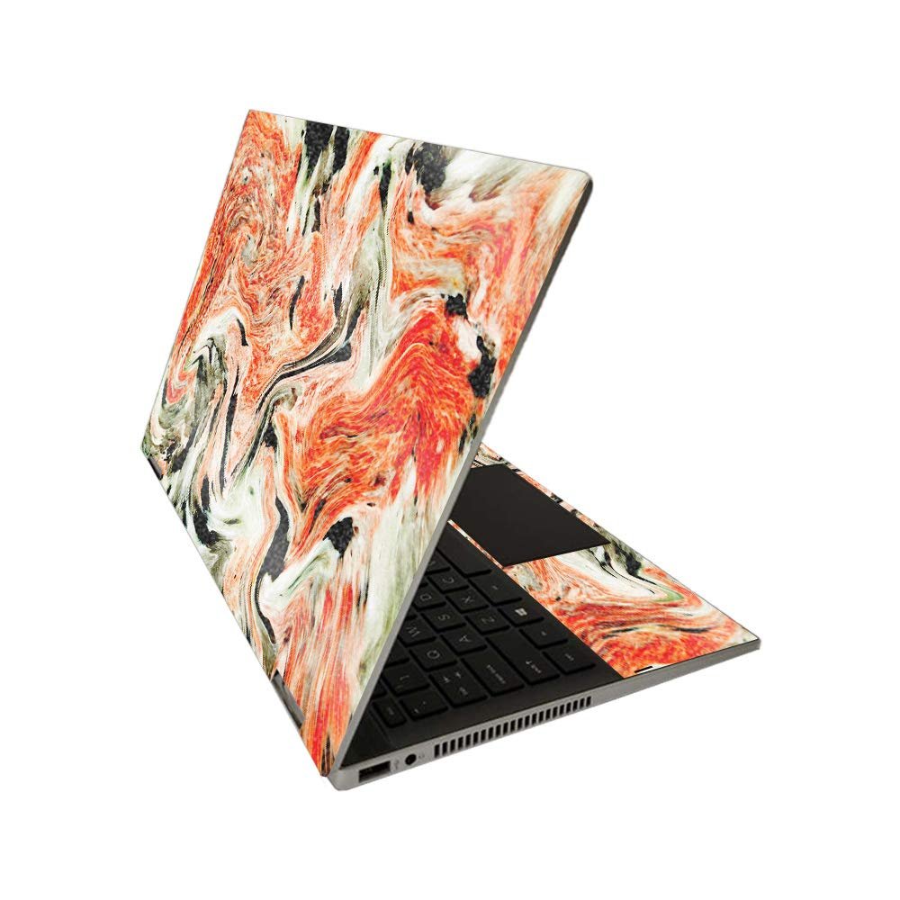 MightySkins Glossy Glitter Skin for HP Pavilion x360 14" (2020) - Marble Madness | Protective, Durable High-Gloss Glitter Finish | Easy to Apply, Remove, and Change Styles | Made in The USA
