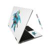 MightySkins Carbon Fiber Skin for HP Pavilion x360 14" (2020) - Turtly Cool | Protective, Durable Textured Carbon Fiber Finish | Easy to Apply, Remove, and Change Styles | Made in The USA view 2