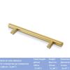 Geeyu ZHaonan-Dressing Table Handle, Long Handle Kitchen Closet Cupboard Door Pulls, Matte Black Cabinet Handles, Gold Brass Furniture Pulls,Drawer Knobs, Indoor Hardware (Color : Hole to Hole 128mm) view 2