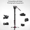 Hydraulic Ballhead Monopod, for DV, Camera, Mirrorless Camera, SLR, etc view 2