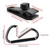 24 Pcs Tarp Clips with Carabiner - Heavy Duty Lock Grip Thumb Screw Camp Tent Clamp Clip for Awnings Outdoor Camping Caravan Canopies Car Covers Swimming Pool Covers with Buckle view 2