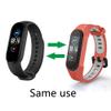 Yuuol Soft Silicone Wristbands, Sport Adjustable Wrist Strap for Women Men (Black+Red), Compatible with Xiaomi Mi Band 6/5, Amazfit Band 5 view 4
