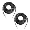 Yoico 200 Feet Professional Speaker Cables, Pair 200 ft 12 Gauge 1/4 Inch Audio Amplifier Connection Heavy Duty Cord Wire view 1