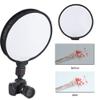 Dilwe Portable Round Diffuser, 40CM Collapsible Softbox Diffuser, Softbox Diffuser for Camera Flash Light Eliminate Harsh Light view 2