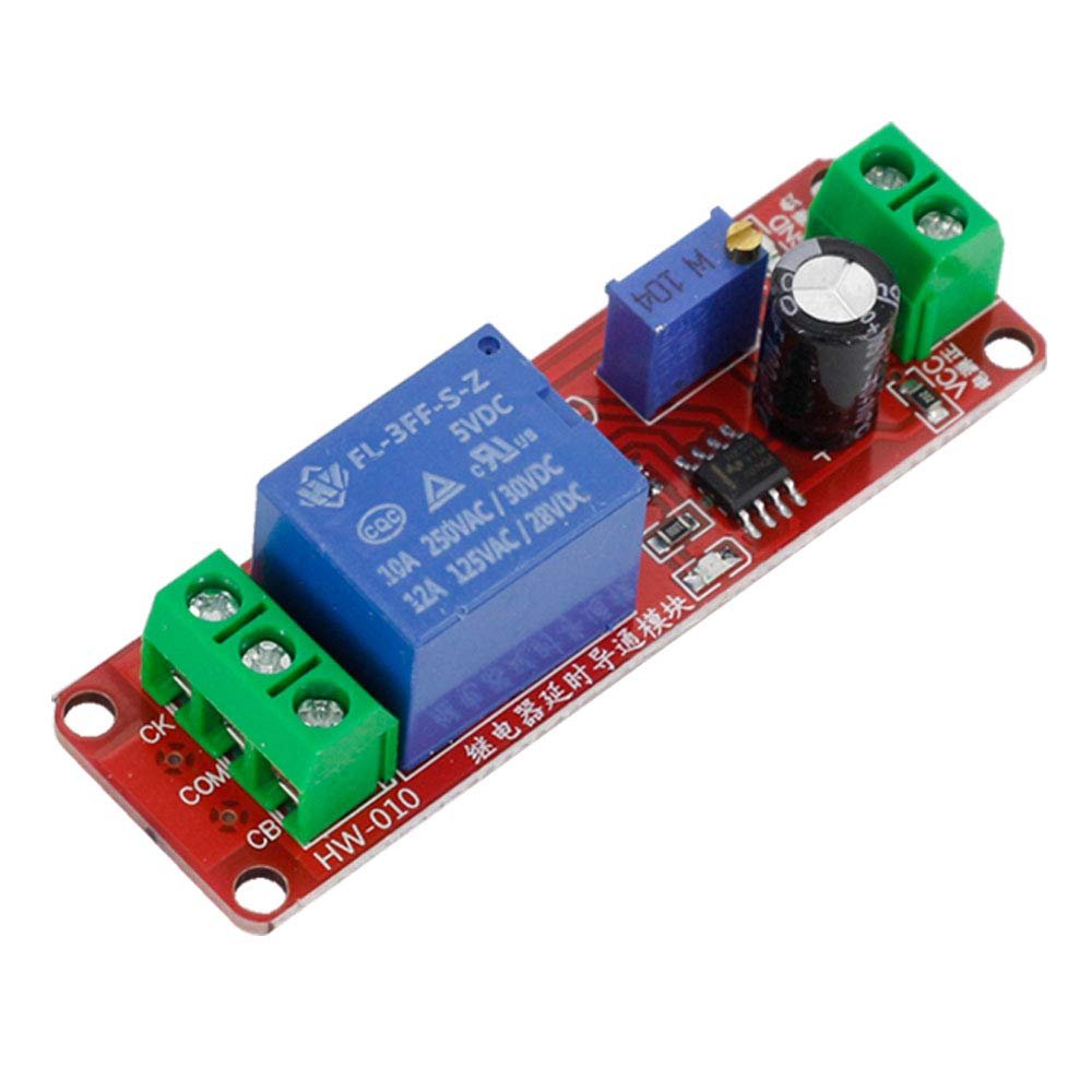 CNLW 1 PCS NE555 Timer Switch Adjustable Module Time Delay Relay Module DC 5V Delay Relay Shield