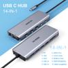 14 in 1 USB-C Docking Station - Dual Monitor Laptop Dock with 2 HDMI, VGA, 5 USB, SD/TF for Dell/Surface/HP/Lenovo Laptops view 2