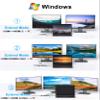 14 in 1 USB-C Docking Station - Dual Monitor Laptop Dock with 2 HDMI, VGA, 5 USB, SD/TF for Dell/Surface/HP/Lenovo Laptops view 3