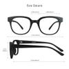VisionGlobal Blue Light Blocking Glasses for Women and Men, Computer Reading Glasses, Anti Glare (Black, +5.00 Magnification) view 3