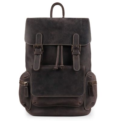 MegaGear Valley Genuine Leather Backpack, Chestnut (MG1931)