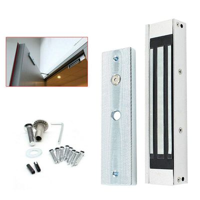 180KG 350LBS Magnetic Lock Electric Mortise Mount Door Magnetic Lock Holding Force for Door Entry Access Control Secure System