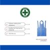 PackagingSuppliesByMail Disposable Apron, Blue, 28x46 Inches, 2000 Pack view 4