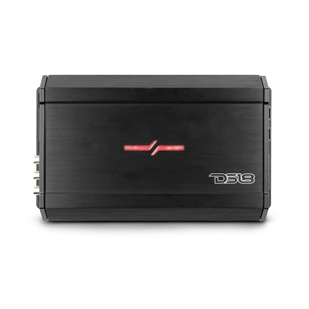 DS18 ZXI.4 Car Audio Amplifier - Class D, Full Range, 4 Chanel, 1480 Watts Max, Adjustable Crossover Compact Size for Easy Installation on Many Applications